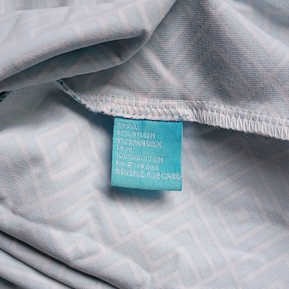 J. MCLAUGHLIN Ginny Sheath Dress Size Medium Neo Diamond Quilt Crochet Coastal - Picture 6 of 6